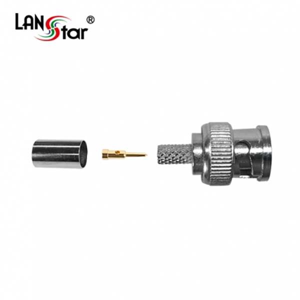 BNC콘넥터, TOOL형, RG59, 콘넥터외경 4.5mm,RING내경 6.5mm