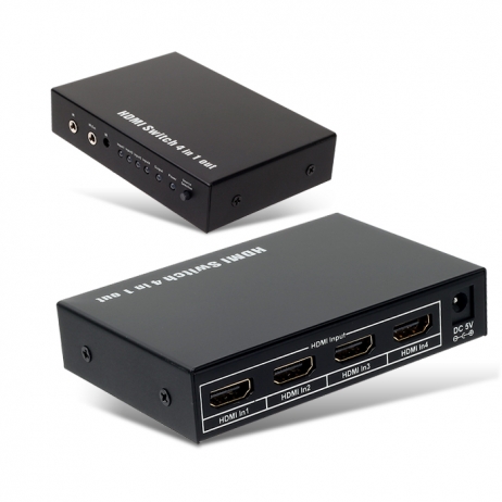 LS-AS414 HDMI 1.4V 4：1 스위치 3D, 4K*2K 60Hz**단종