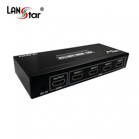 LS-AS204 HDMI 2.0 4：1 선택기 3D [UHD 4K*2K 60Hz 지원]
