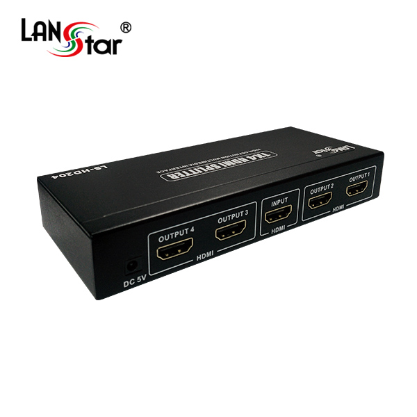 LS-HD204 HDMI 2.0 1:4 분배기 3D [UHD 4K*2K 60Hz 지원]