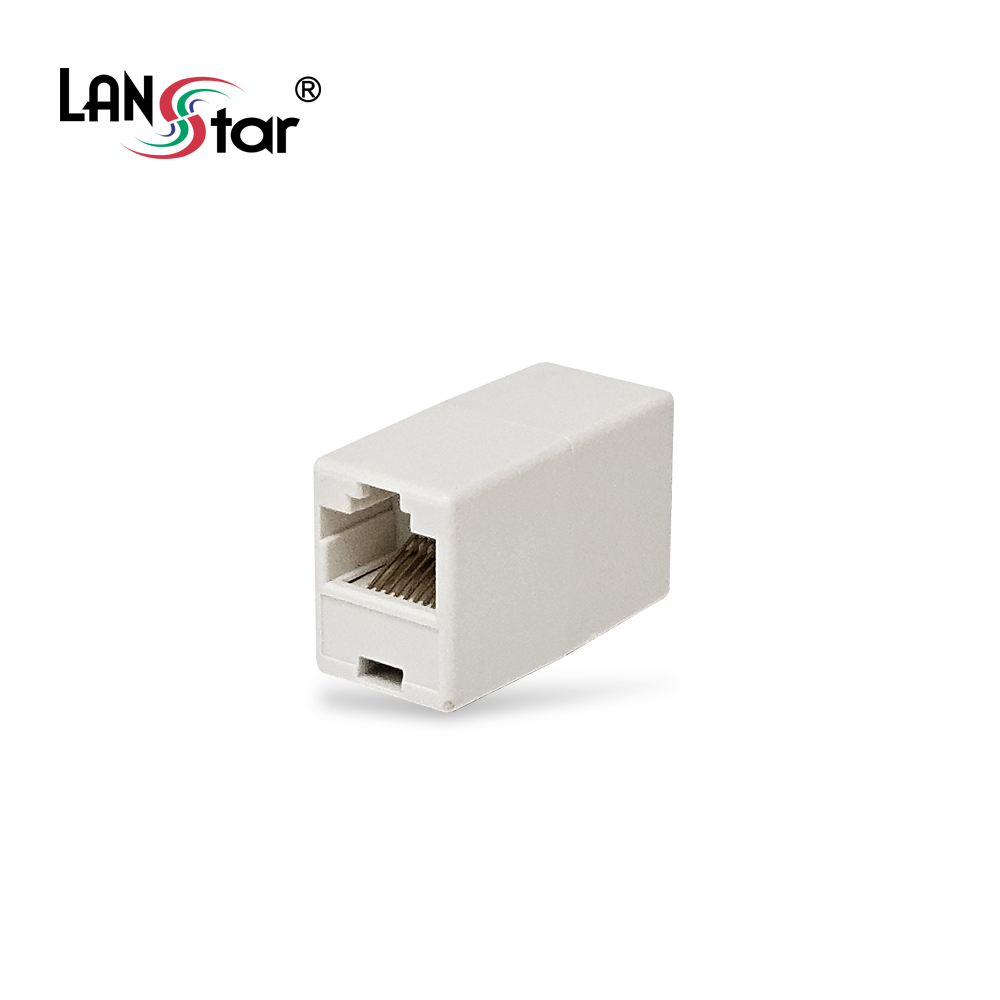 아이보리 커플러 8P8C I형 RJ-45 CAT.5E 보급형-핀타입