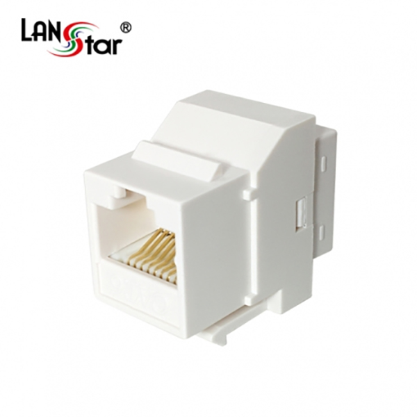 키스톤 장착형 커플러, CAT.6, UTP, I형, RJ45, UL규격, White, 대만산