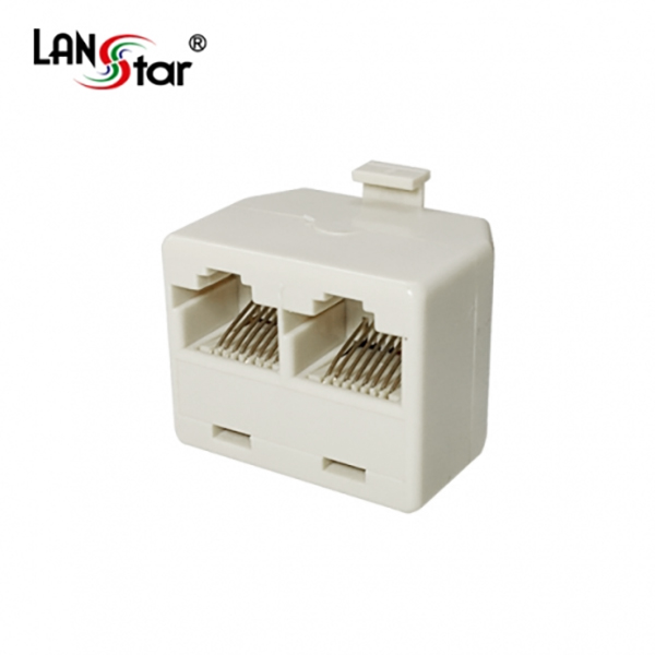 고급형 커플러 , Y형, Cable Type, RJ-45, 8P8C/M TO 8P8C/F*2, 1：2