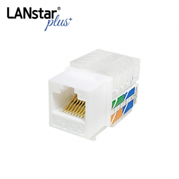 UTP CAT.5E, 8P8C, 키스톤잭 모듈, L-Type, White
