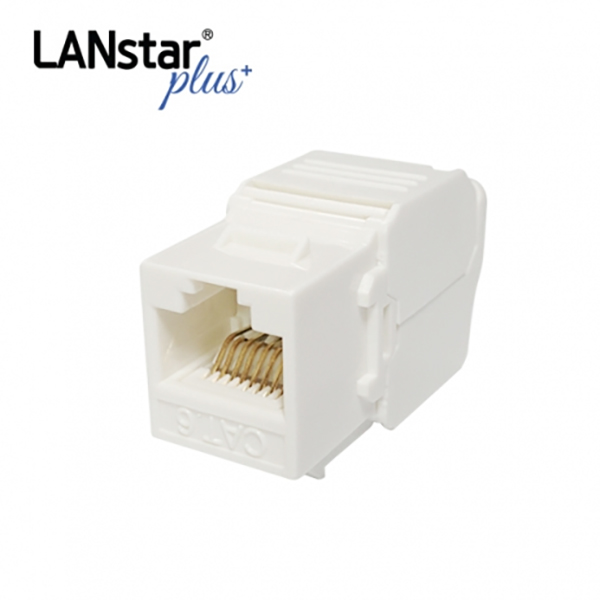 UTP CAT.6, 8P8C, 키스톤잭 모듈, I-Type, White