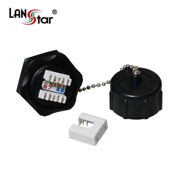 방수용,방수 공사 연결용, RJ45 키스톤잭 타입, CAT.5E, STP, IP67, UL