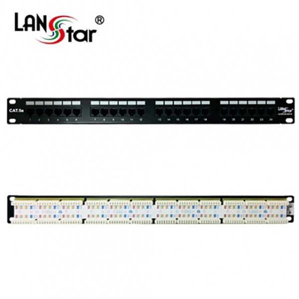 패치판넬 , CAT.5E 24PORT 50u, UL규격 대만산
