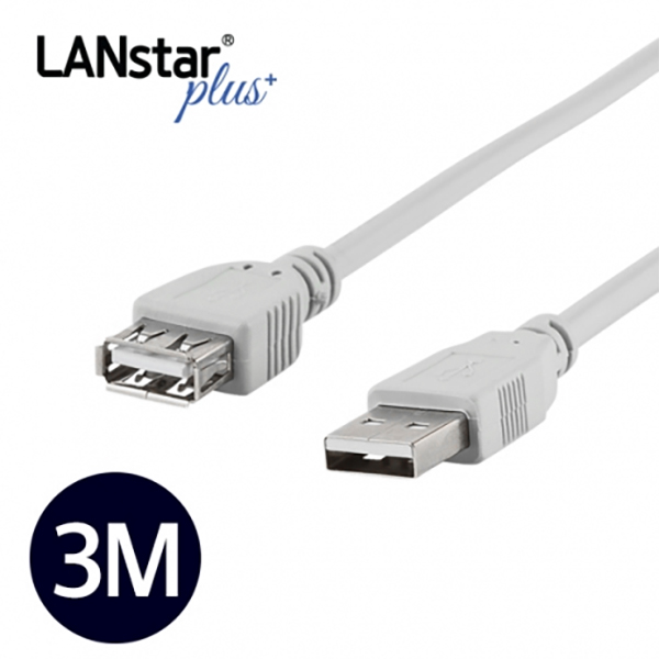 USB 2.0연장케이블 , A형M/F, 3M [180개]