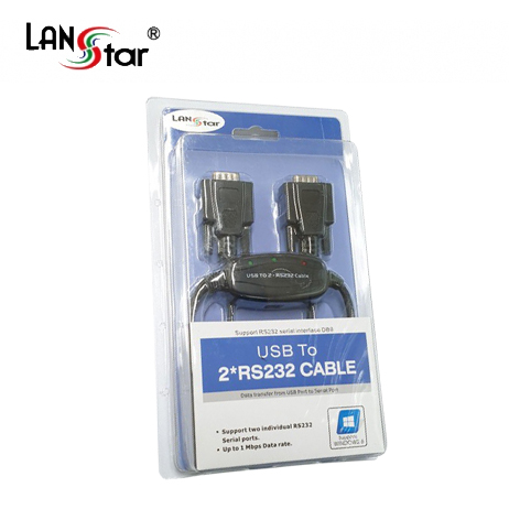 USB 2.0 시리얼 컨버터 2port 1.8M