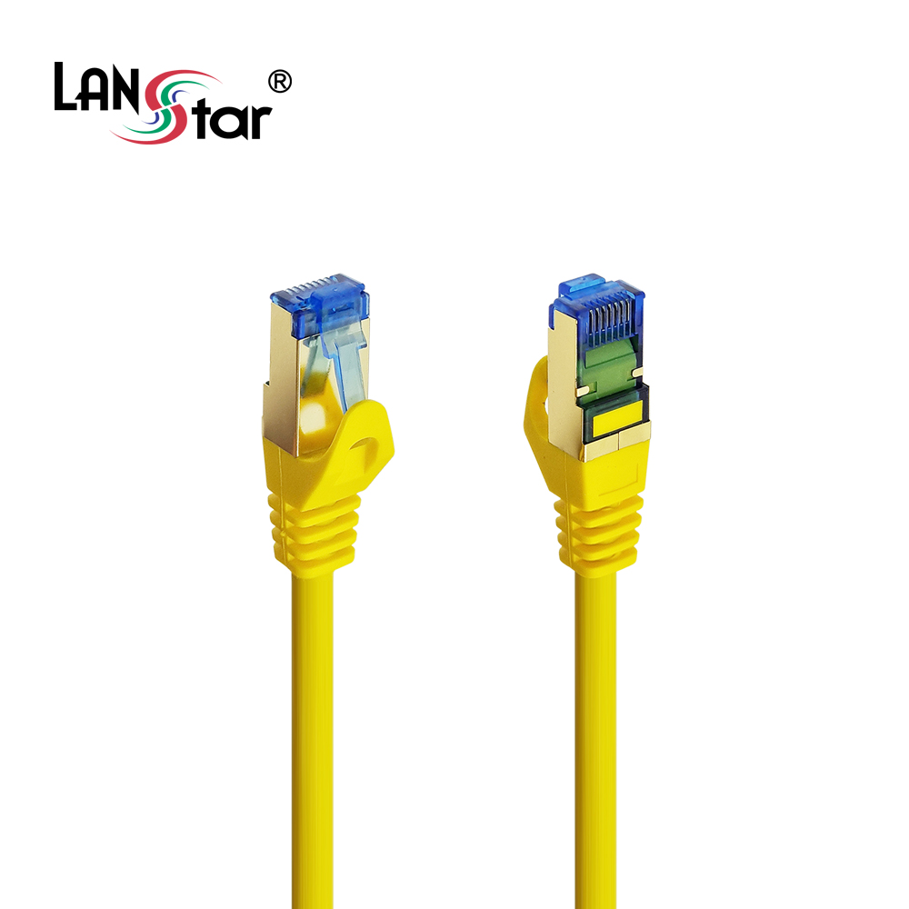 CAT.7 랜케이블, SSTP, 50u Gold, 5M, Yellow