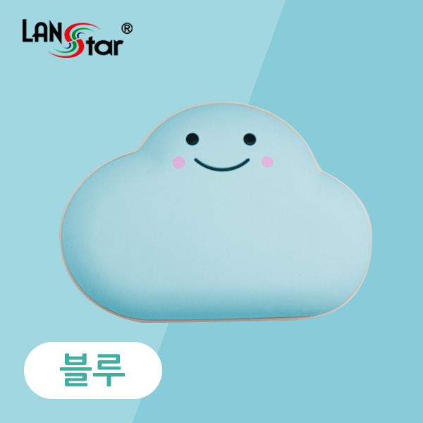 휴대용 ,USB 손난로 3600mAh, 외장배터리, 블루클라우드 ])