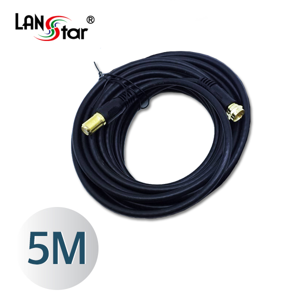 안테나 연장 케이블 , RF M／F, 75오옴, Gold 콘넥터 5M