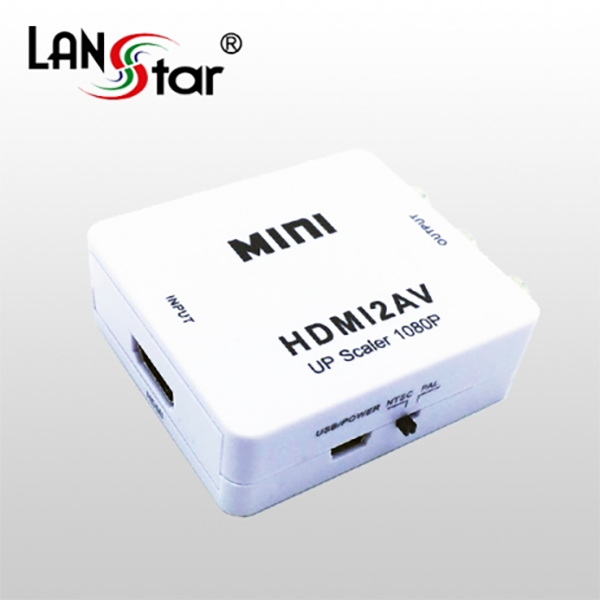 HDMI컨버터(HDMI to AV), HDMI/F To 3RCA/F, 720/1080P 양방향 불가