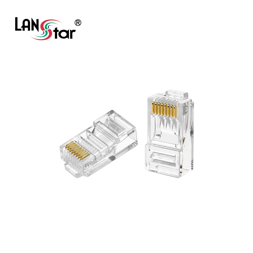 모듈러콘넥터 , RJ-45, CAT.5E UTP, 3Clip, 8P8C