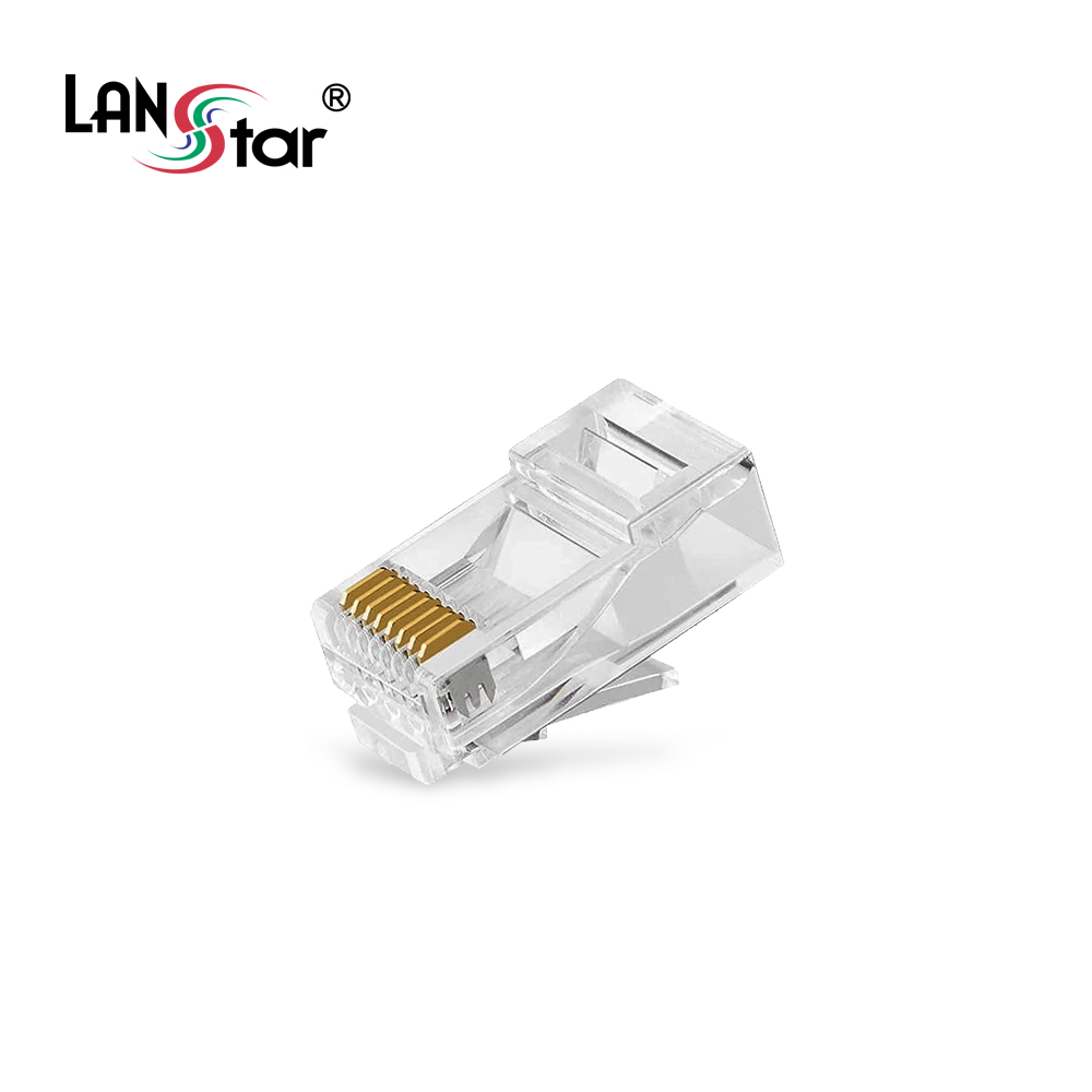 모듈러콘넥터 , RJ-45, CAT.5E UTP, 3Clip, 8P8C