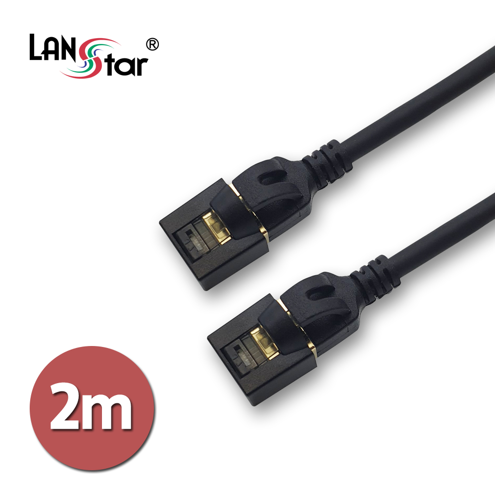 CAT.8 slim 케이블 Black, SSTP, 40G, 30AWG, 2m  (150개)