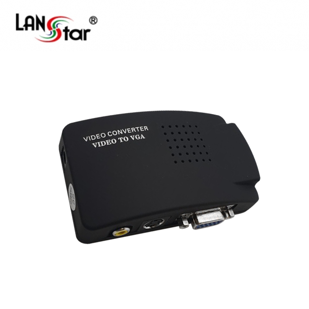 Video to VGA 디코더 VGA(RGB), SVHS, RCA 입력, VGA(RGB) 출력