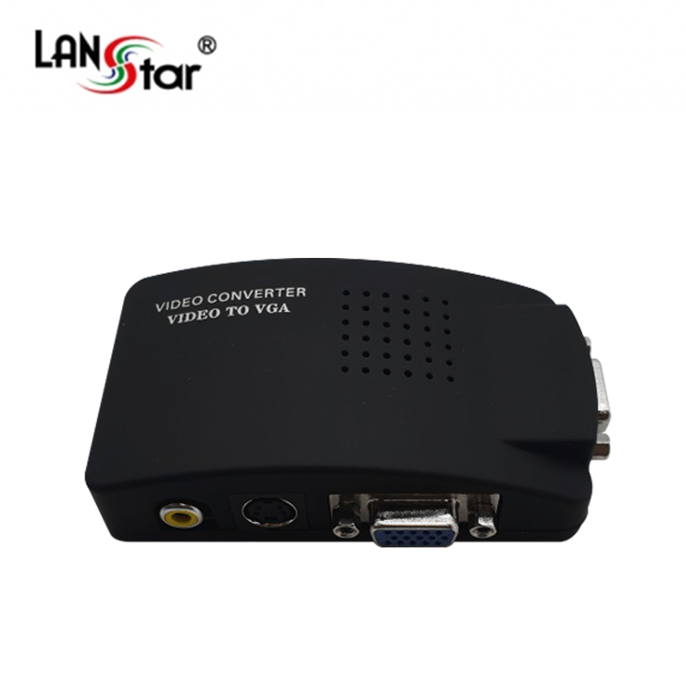 Video to VGA 디코더 VGA(RGB), SVHS, RCA 입력, VGA(RGB) 출력