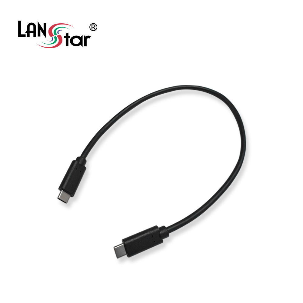 [USB 3.1] 케이블 USB 3.1 C/M-C/M 30CM [10G] Black