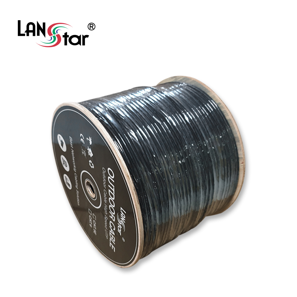 옥외용 , OUTDOOR Cable , Black , CAT.6 UTP BOX 300M