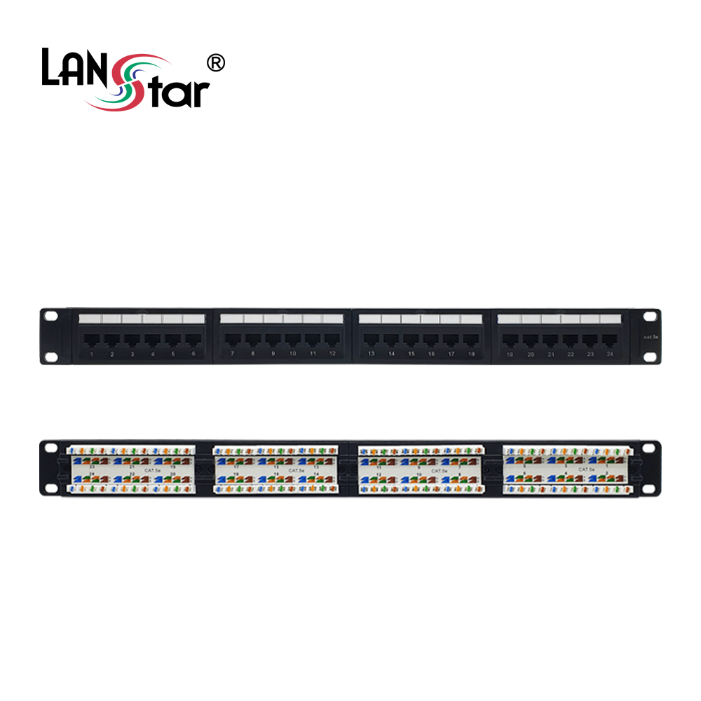 Cat.5E UTP 24포트 패치판넬
