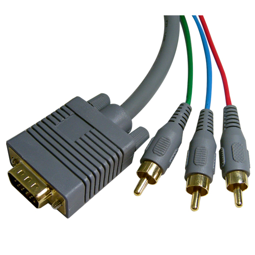 RGB／3R케이블 , HDB15P／M-3RCA／M, 1.5M