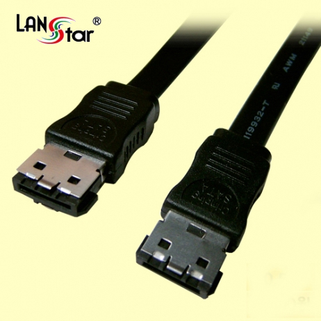 ESATA케이블 , M／M, BLACK, 0.5M