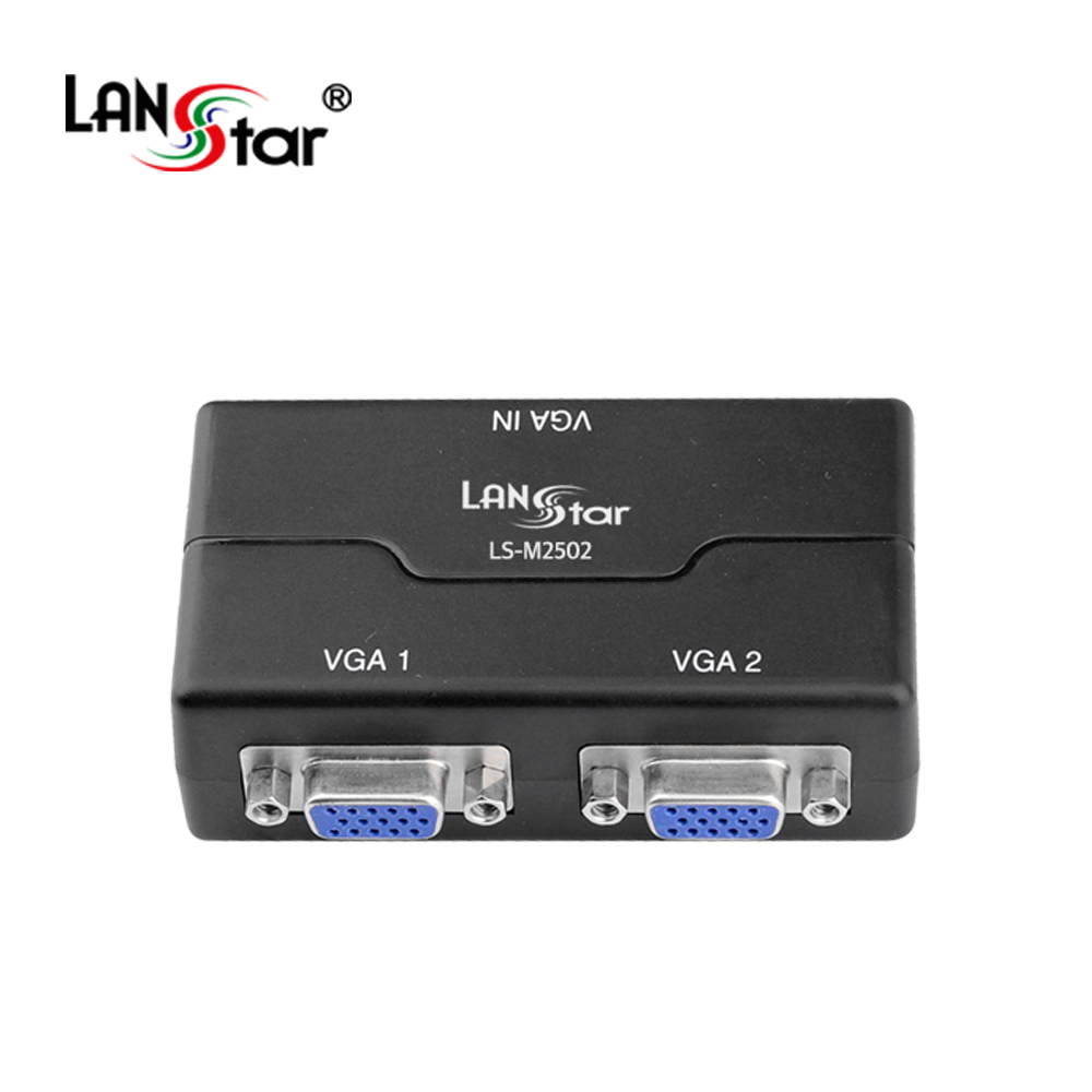 VGA(RGB) 1:2 모니터 분배기, 250Mhz