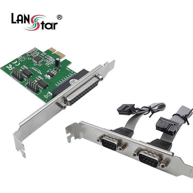 시리얼 2포트 + 패러럴 1포트 콤보 PCIe 카드