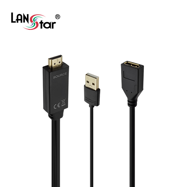 HDMI to DisplayPort(F) 연장 케이블 0.3m