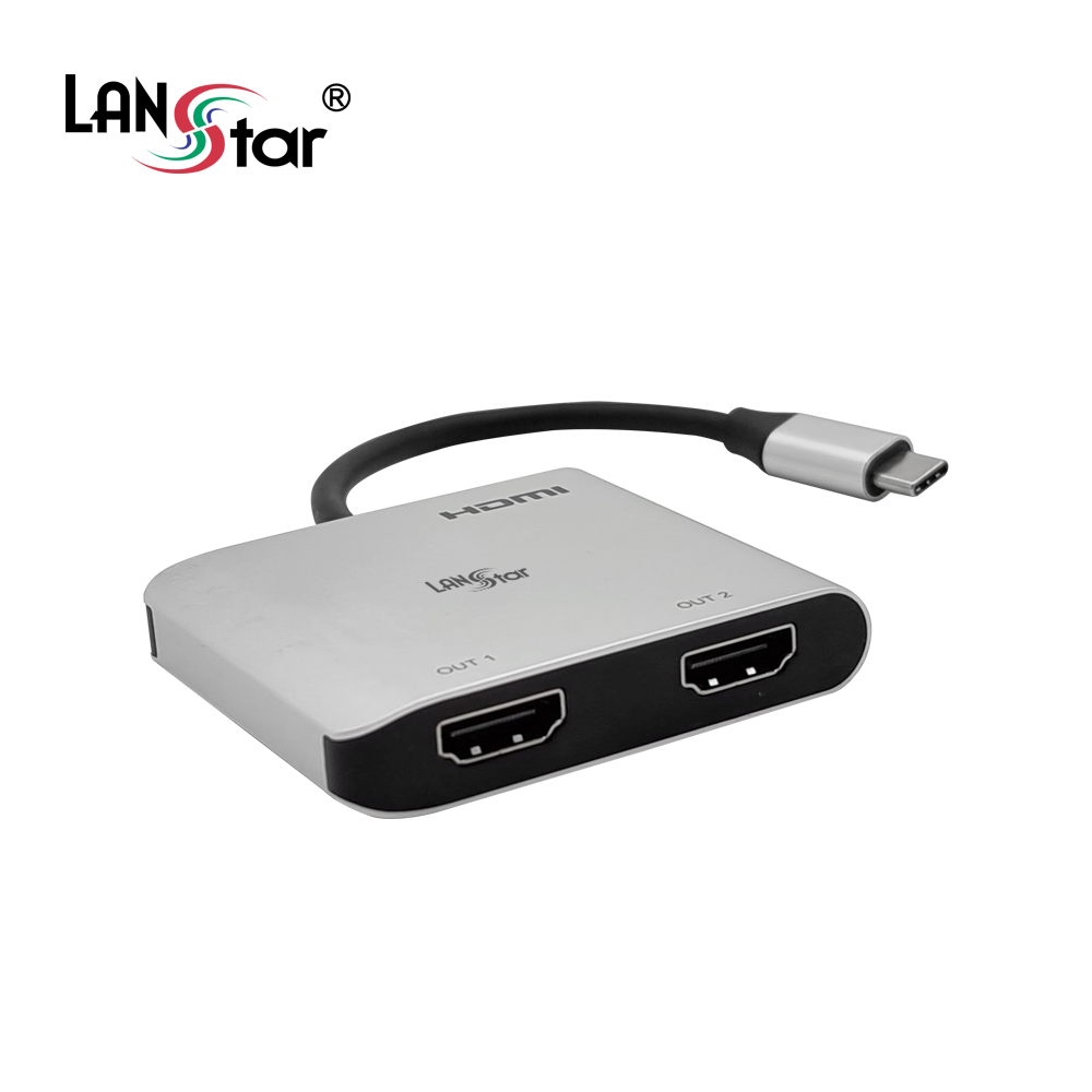 Type C 듀얼 HDMI2.0 MST 분배/확장 컨버터