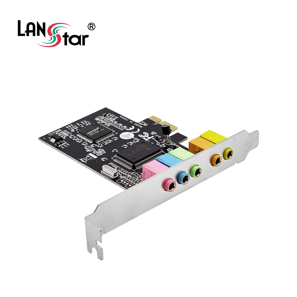 [LANstar] PCI-e 5.1채널 사운드카드 [30520]