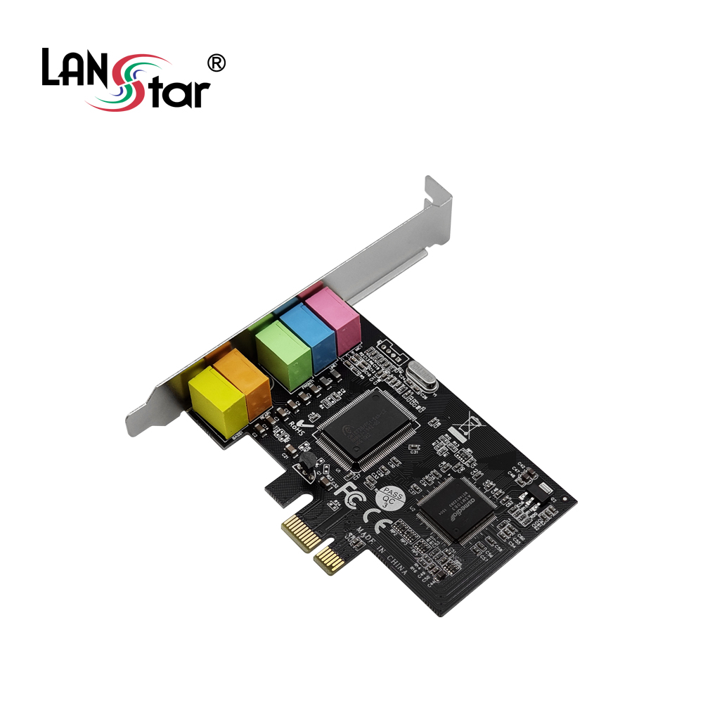 [LANstar] PCI-e 5.1채널 사운드카드 [30520]