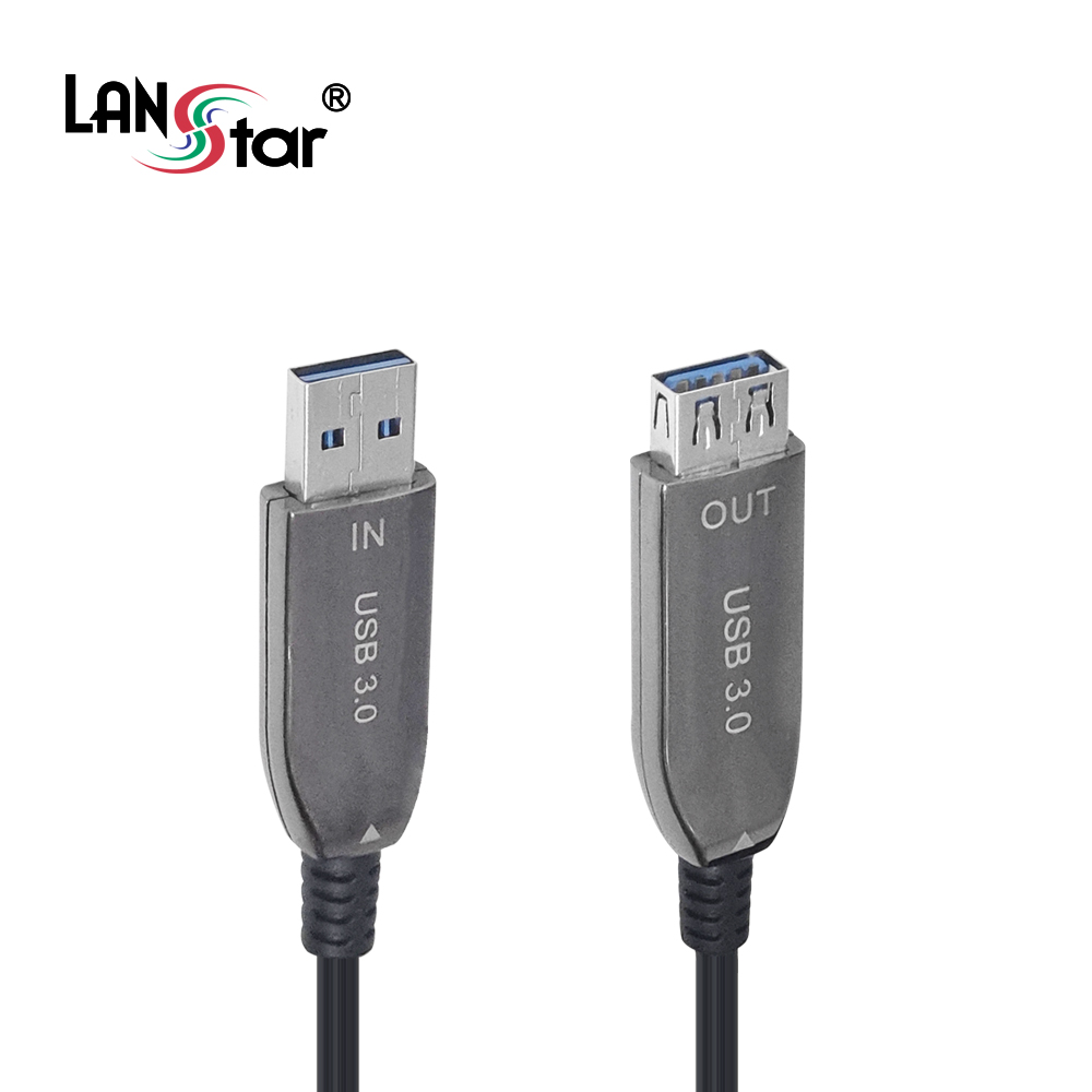 [LANstar] USB3.0 AOC 연장 리피터 케이블 30m [30505]