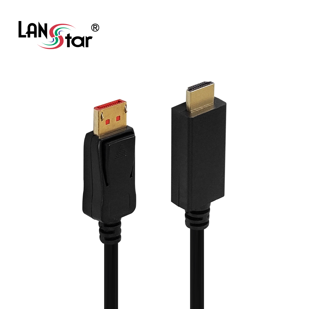 [LANstar] 디스플레이포트 to HDMI, 4K*2K 60Hz, 1M [30563]