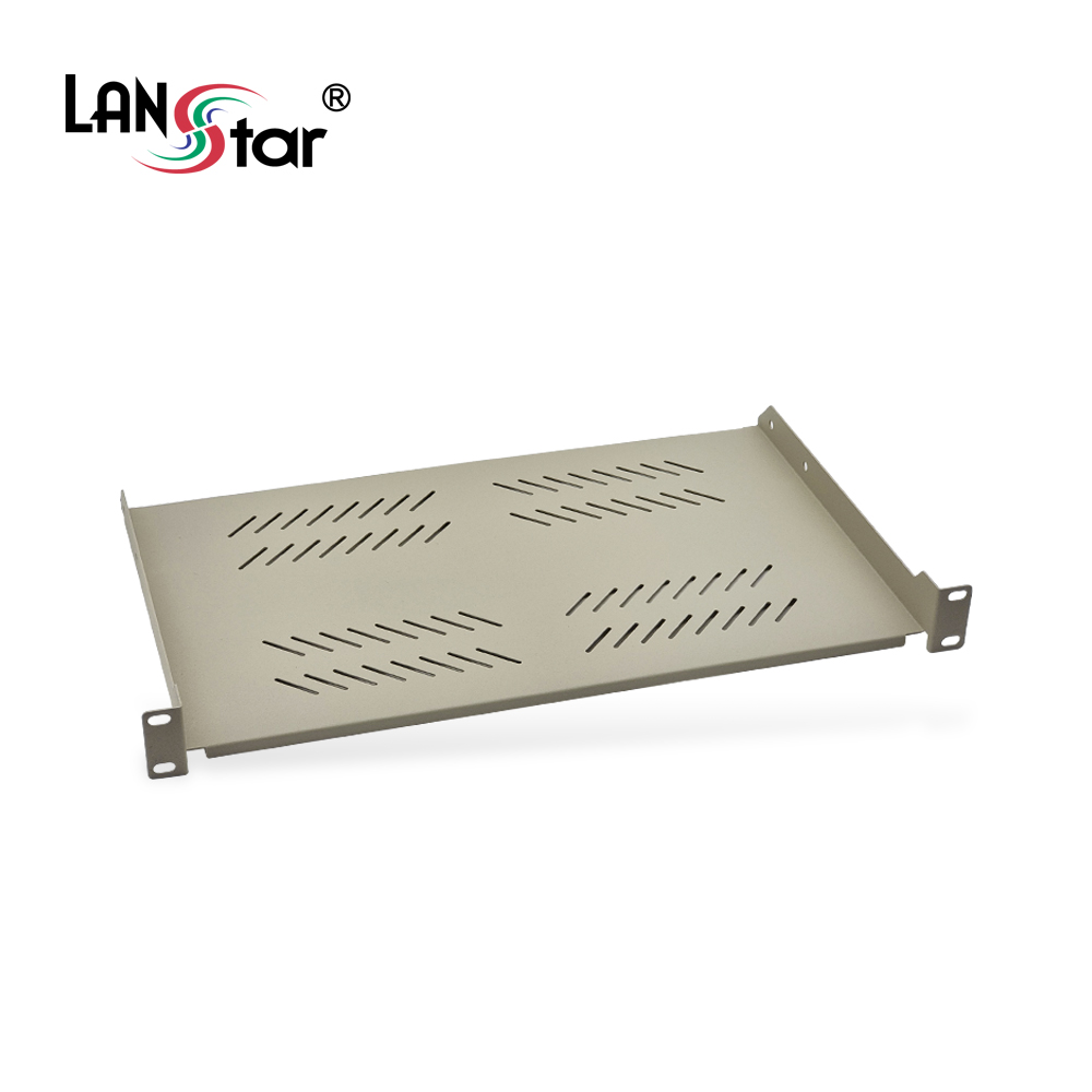 [LANstar] 허브랙 전면 거치선반 아이보리 280mm [30574]