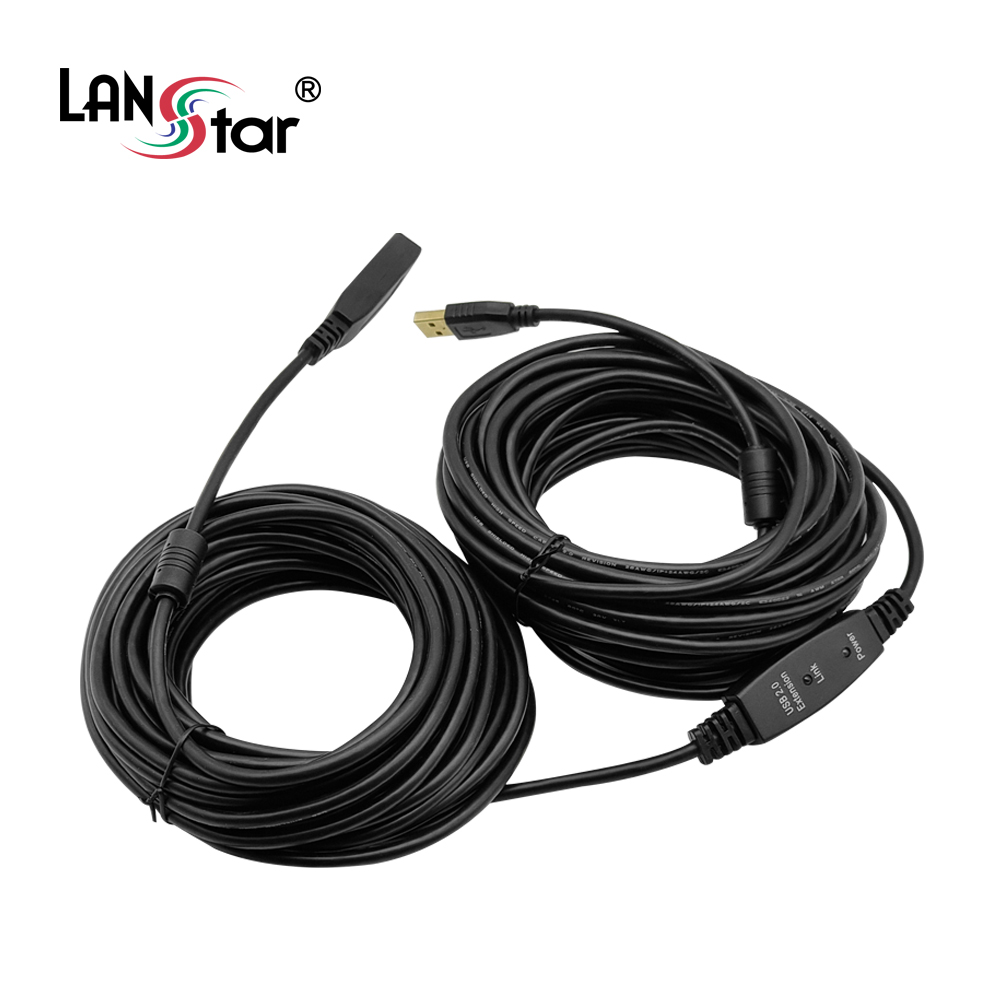 [LANstar] USB2.0 리피터 케이블 20M [30580]