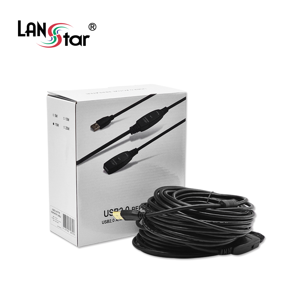 [LANstar] USB2.0 리피터 케이블 20M [30580]