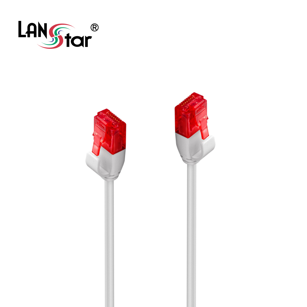 [LANstar] Cat.6 UTP 다이렉트 초슬림 랜케이블 3m 화이트 [30547]
