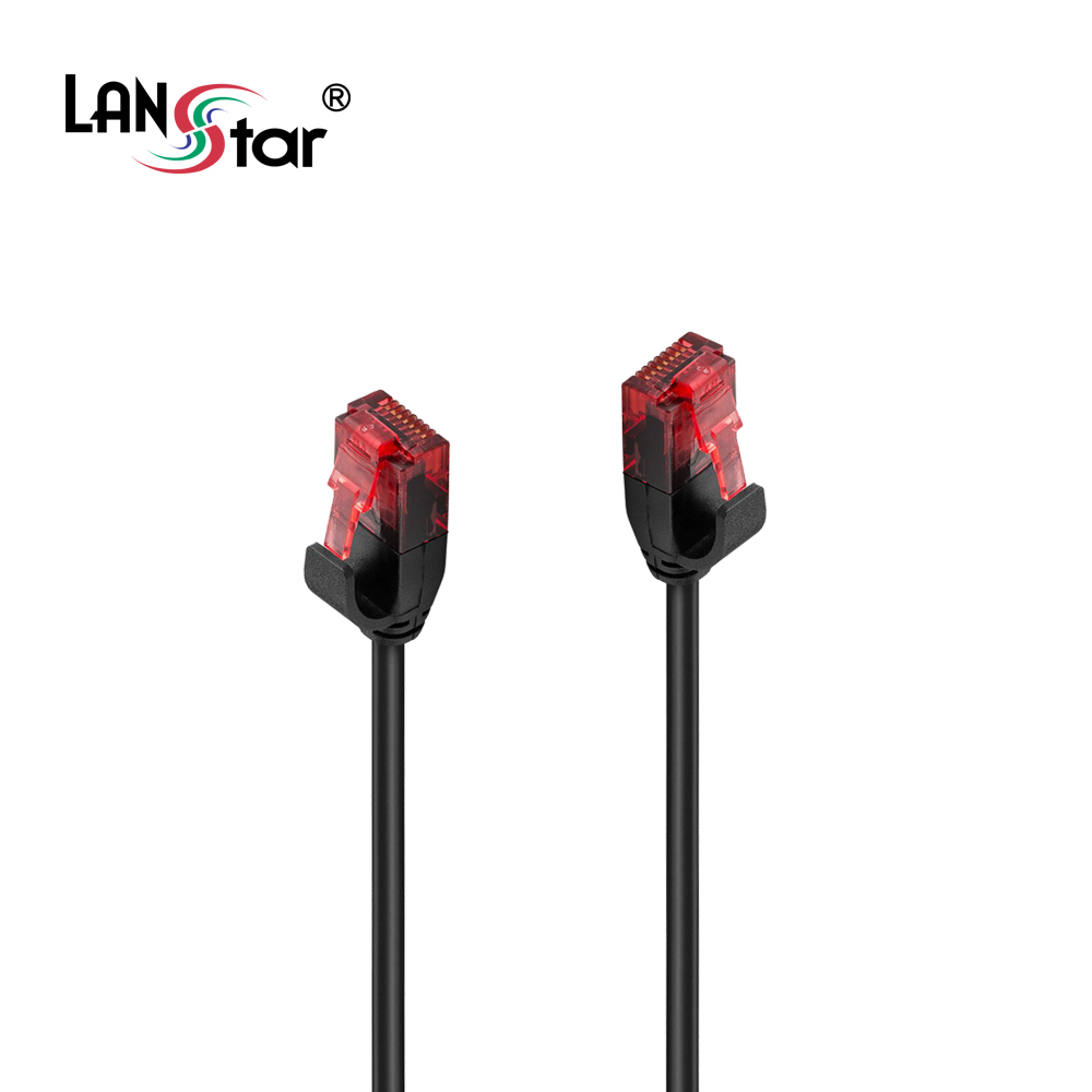 [LANstar] Cat.6 UTP 다이렉트 초슬림 랜케이블 20m 블랙 [30543]