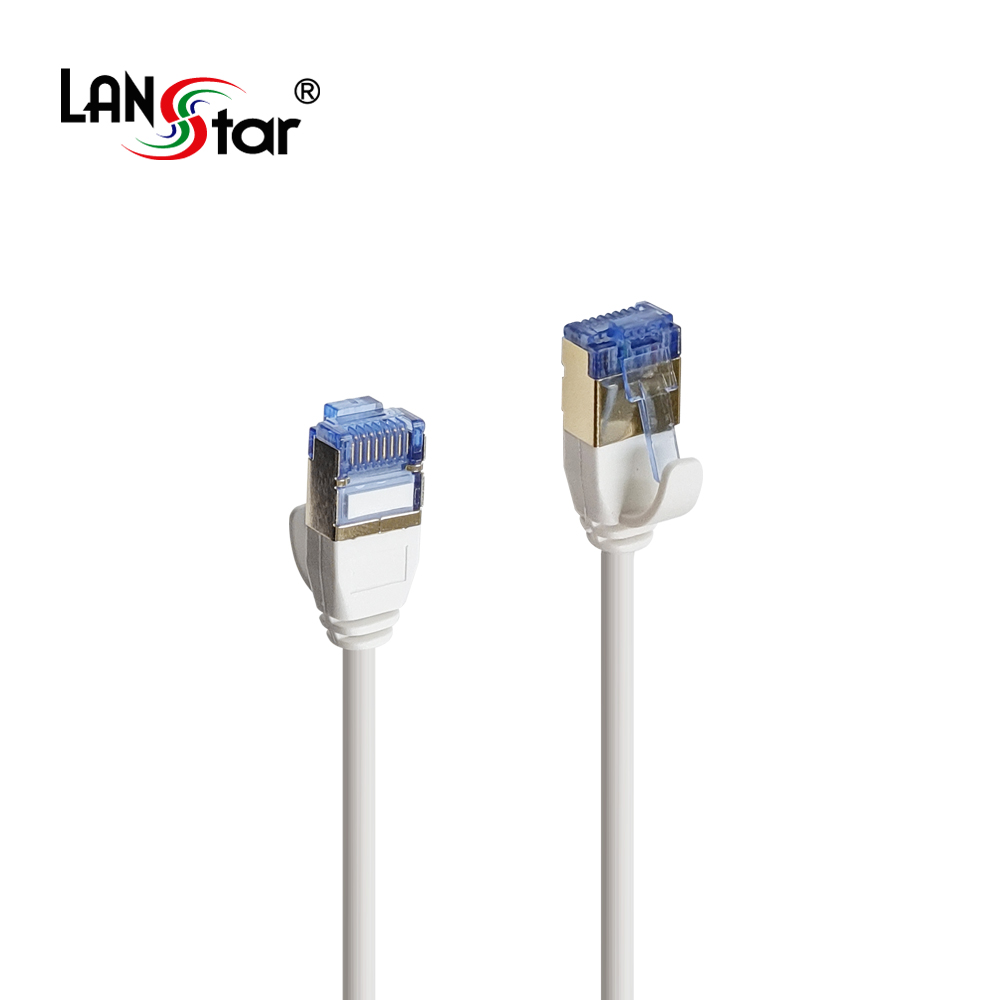 [LANstar] Cat.6A FTP 슬림 랜 케이블 0.5M [30613]