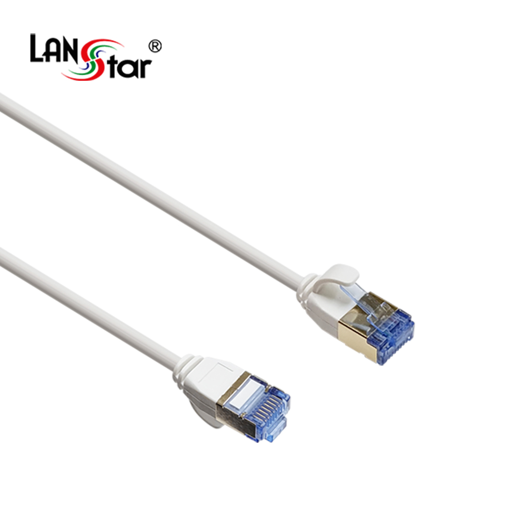 [LANstar] Cat.6A FTP 슬림 랜 케이블 0.5M [30613]
