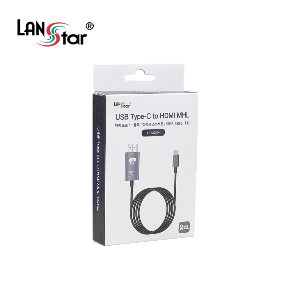 [LANstar] Type C to HDMI 미러링 케이블 4K / 60hz [30648]