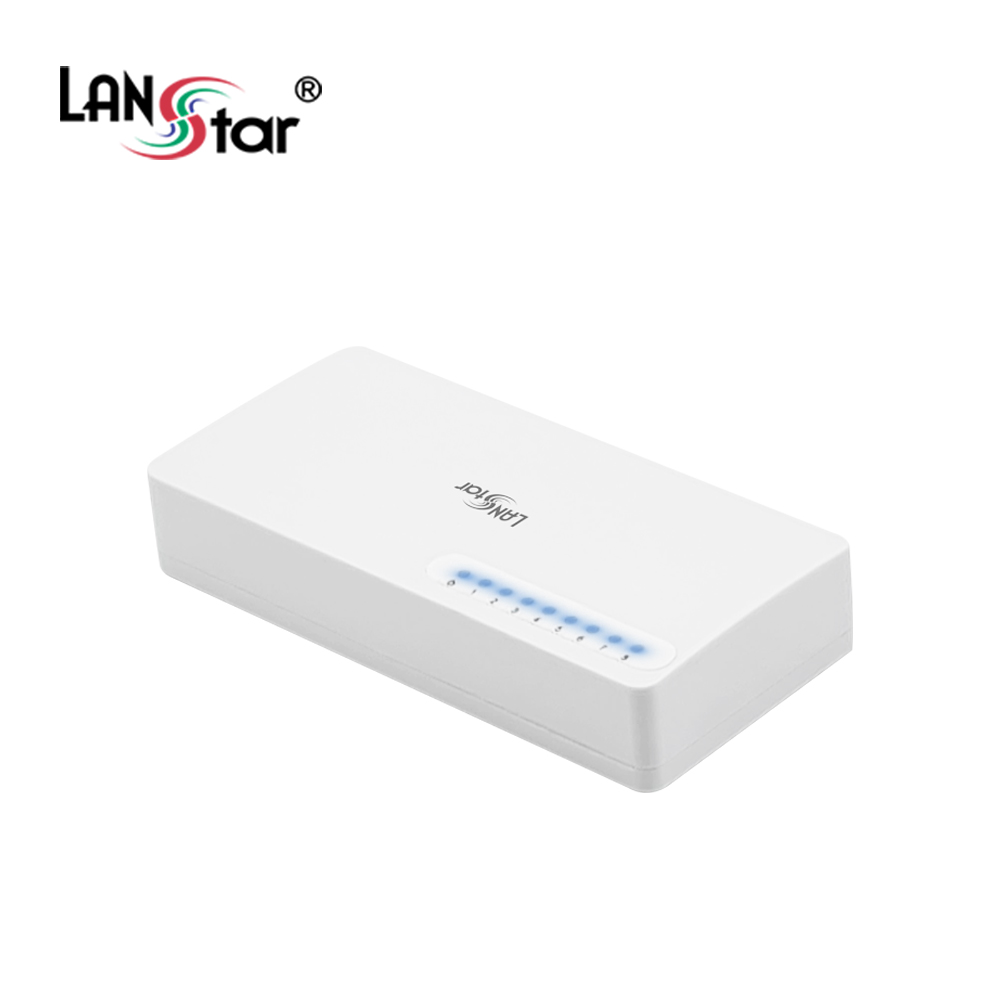 [LANstar] 8포트 스위칭허브 100Mbps [30675]