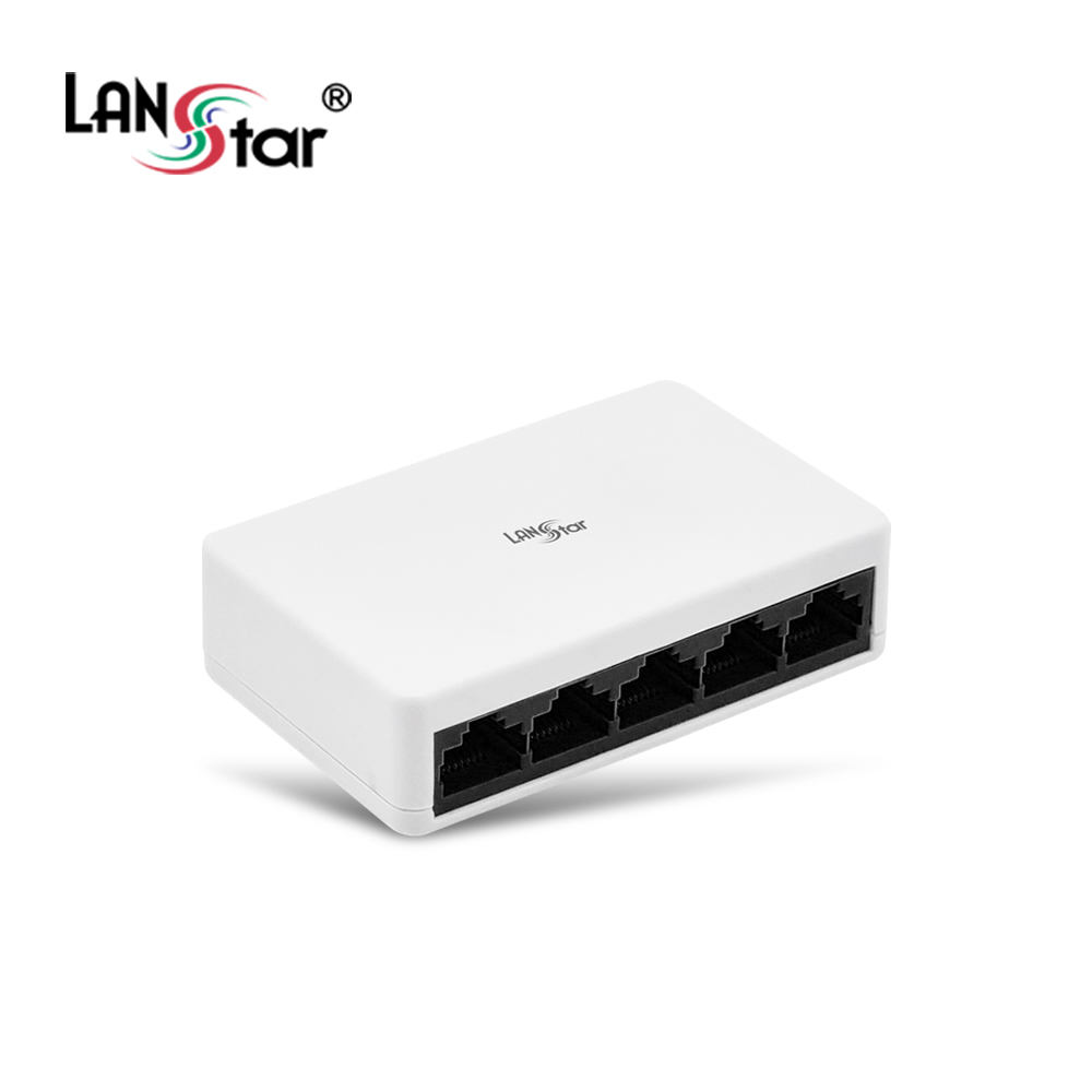 [LANstar] 5포트 스위칭허브 100Mbps [30674]