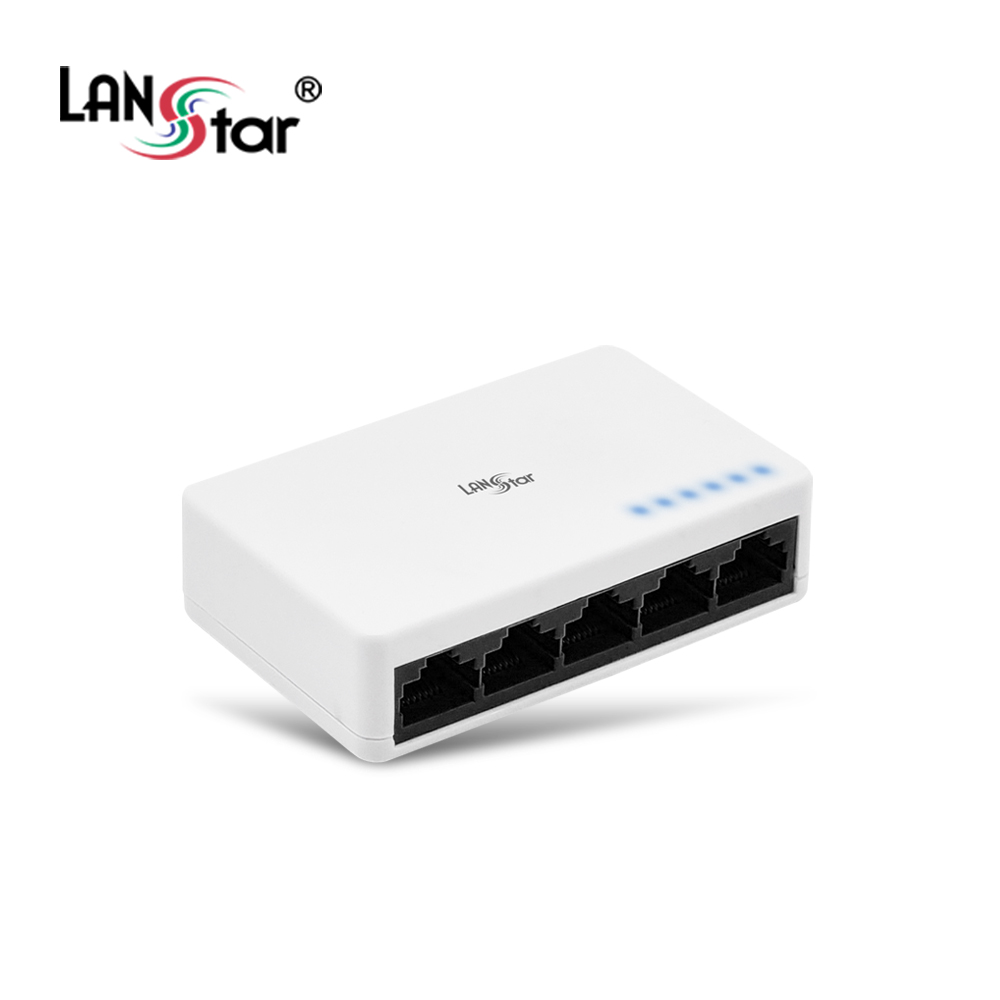 [LANstar] 5포트 스위칭허브 100Mbps [30674]