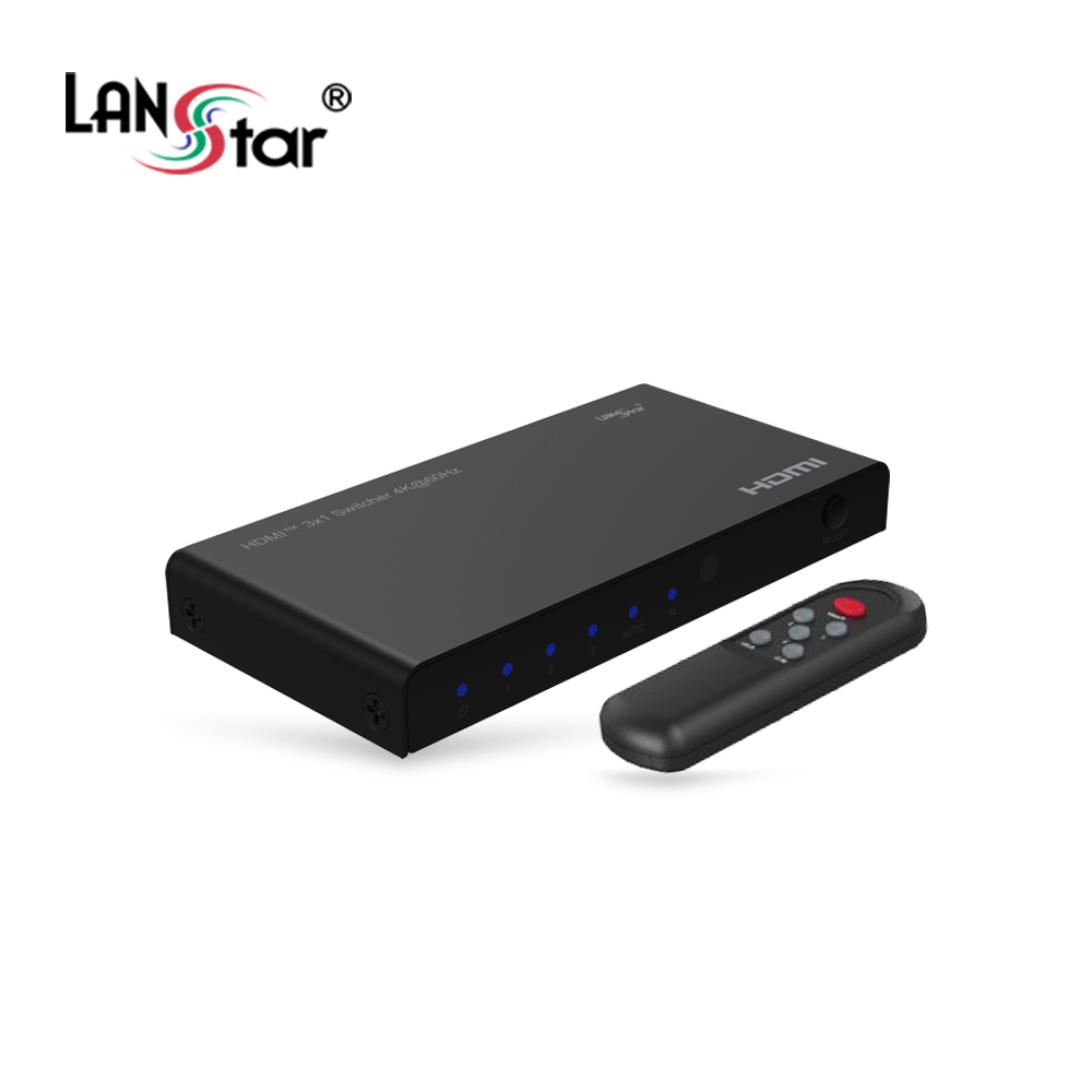 [LANstar] 3:1 HDMI 2.0 선택기 [30738]
