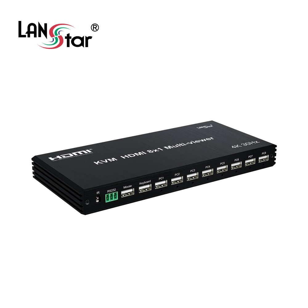 8x1 KVM HDMI멀티뷰어 화면분할기