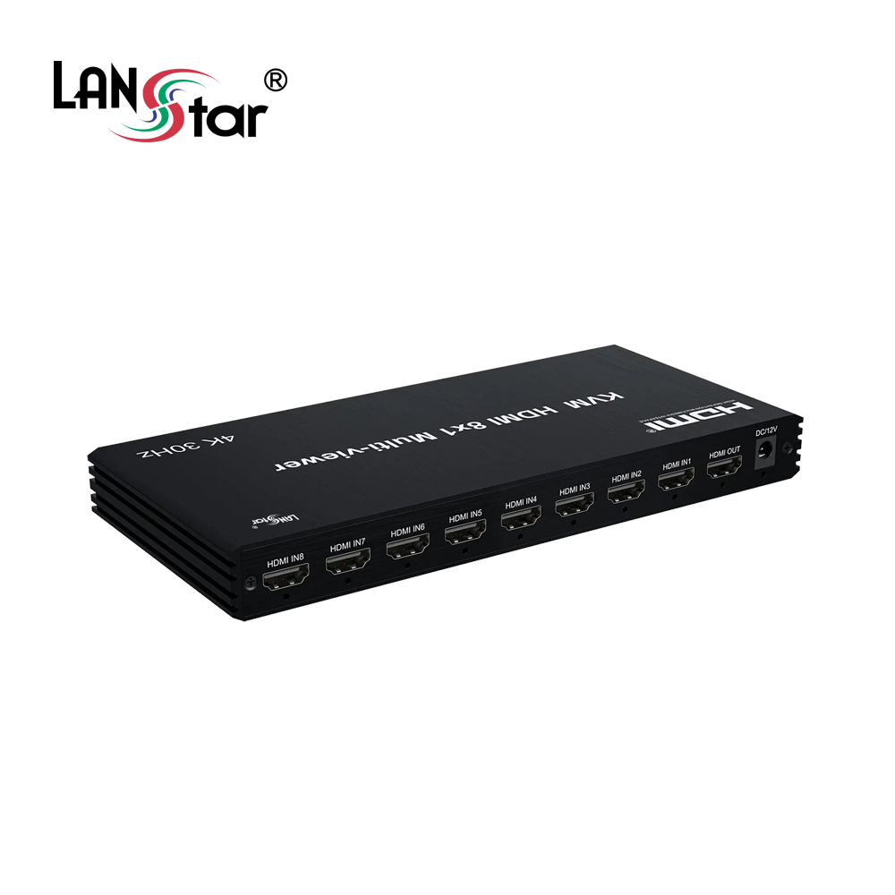 8x1 KVM HDMI멀티뷰어 화면분할기