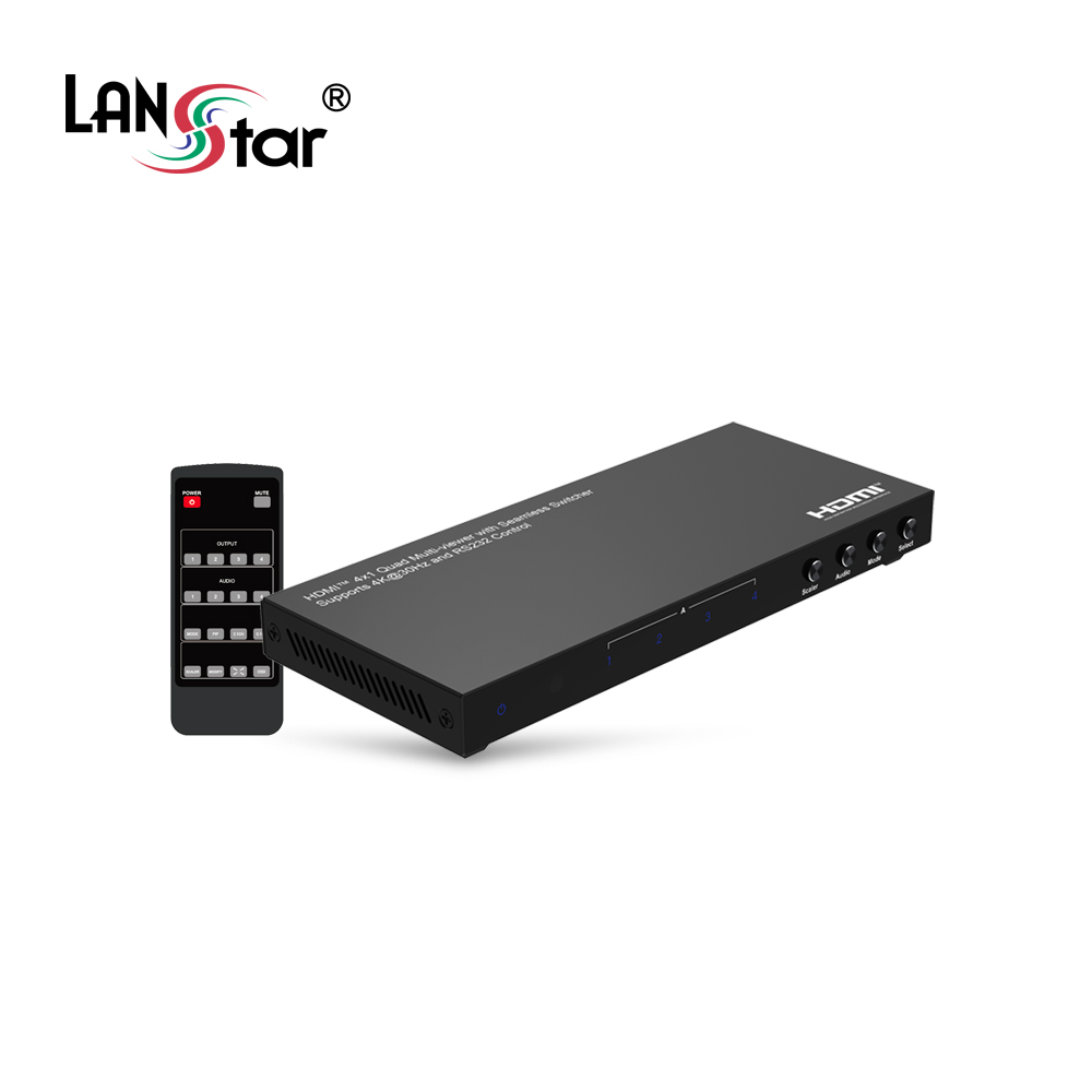 HDMI 4:1 화면분할기 멀티뷰어 4K
